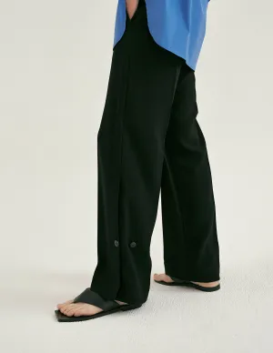 Vented Buttoned Trousers