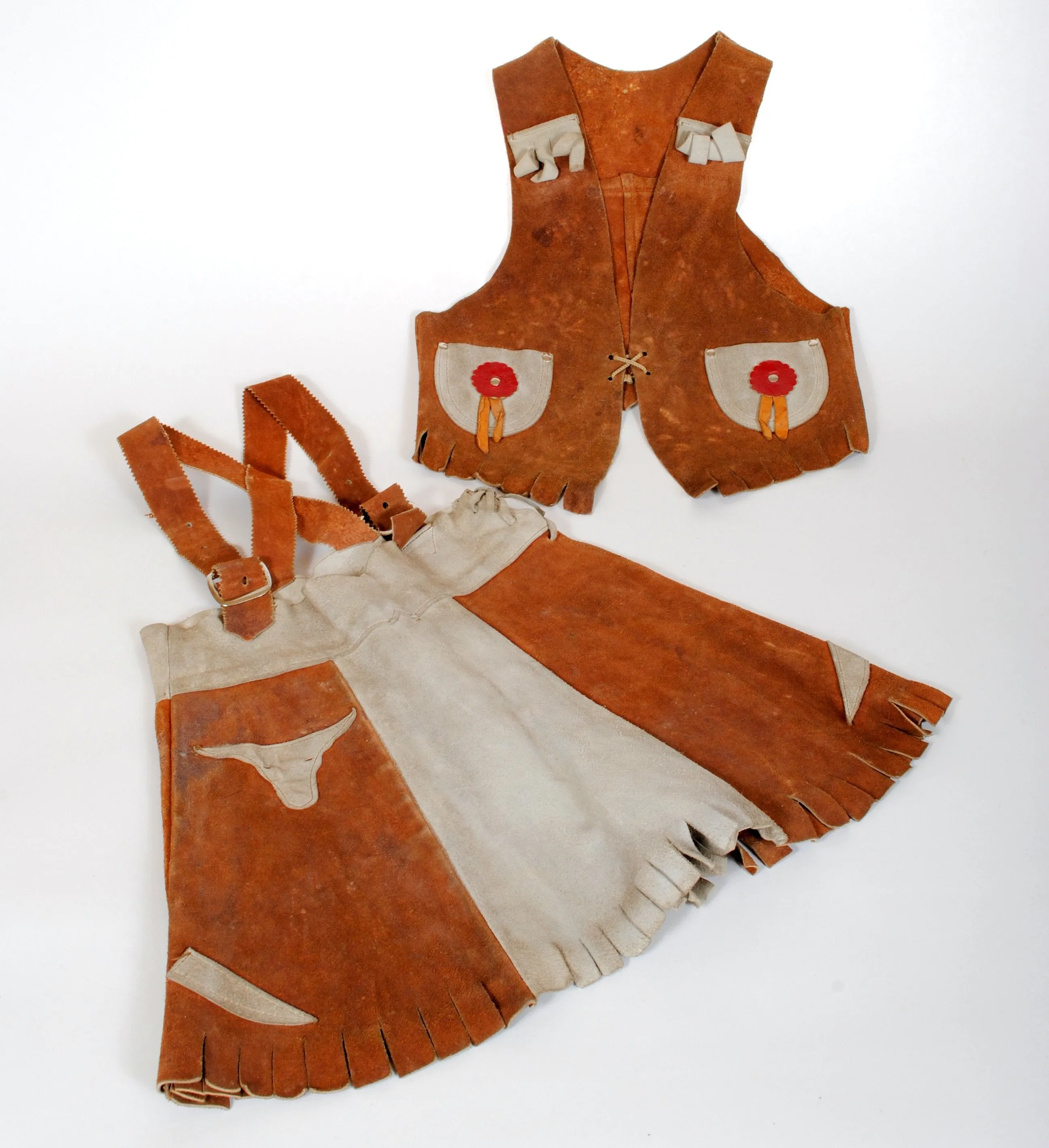 Vintage Children's Clothes Western Outfits & Photograph