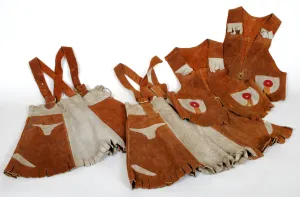 Vintage Children's Clothes Western Outfits & Photograph