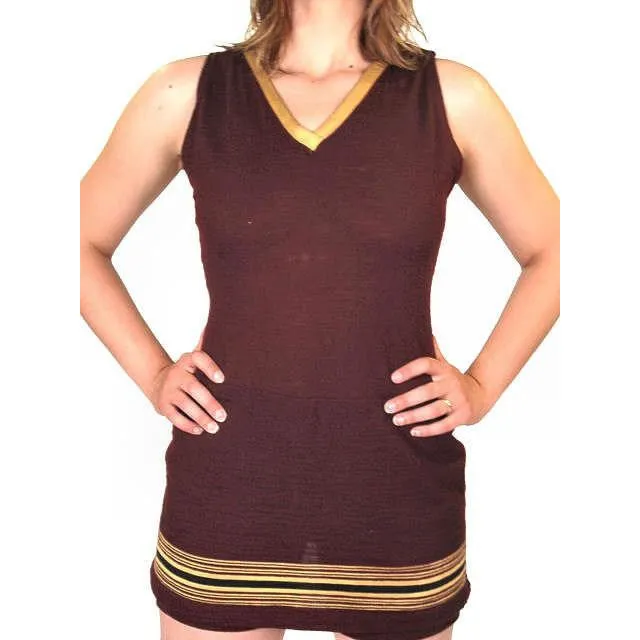 Vintage Swimsuit Wool Bathing Suit 1920S Gantner & Mattern Size M-L