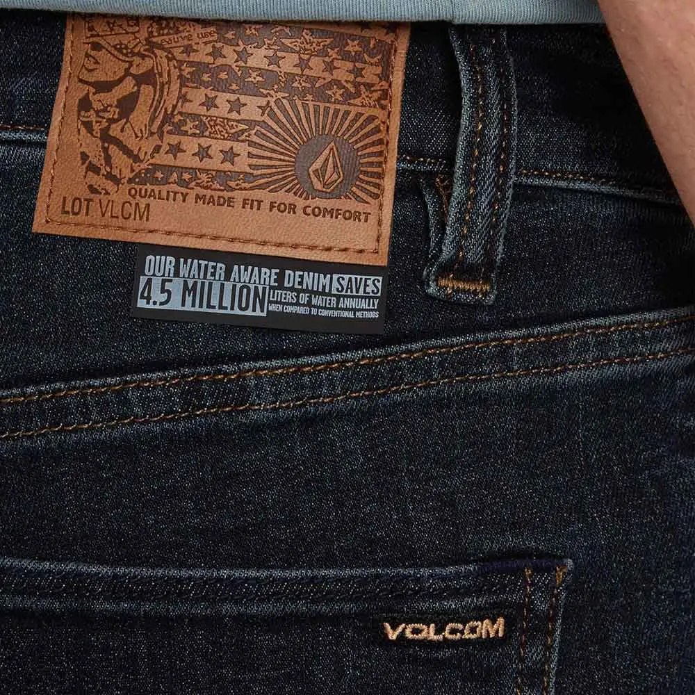 Volcom Vorta Denim Trousers  - Dirty Vintage Indigo