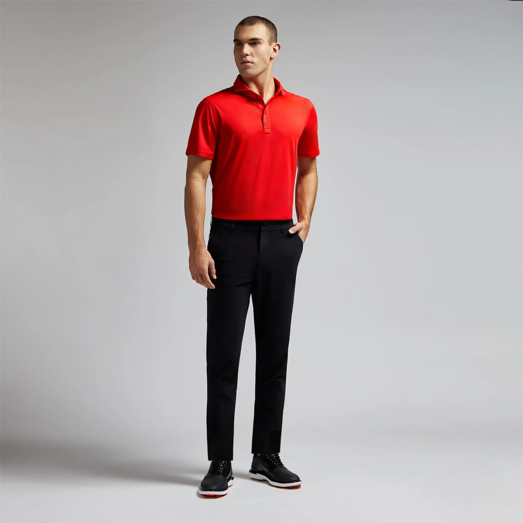 Warp Knit Straight Leg Pants Onyx
