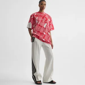 WAVE TROUSERS | black and white technical tailoring