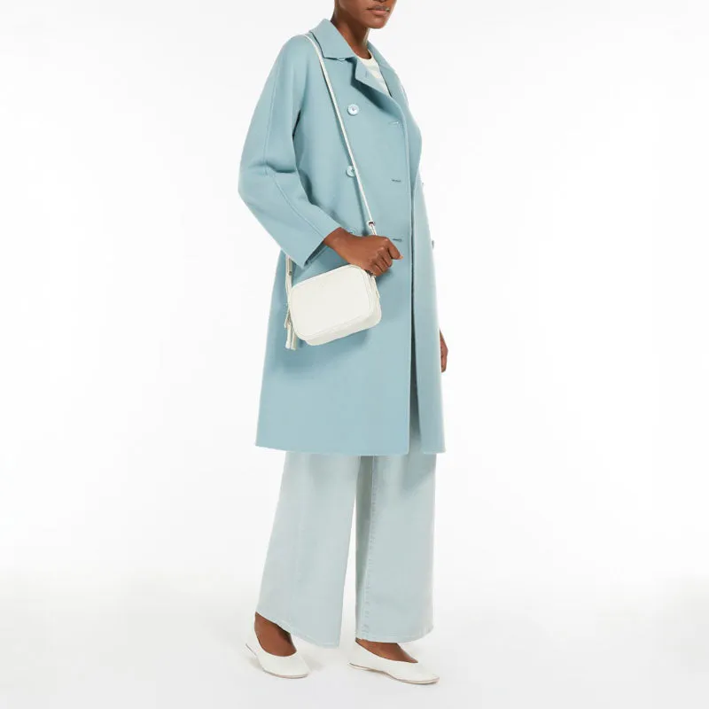 WEEKEND MAX MARA Medina High Waisted Trousers in Pastel Green