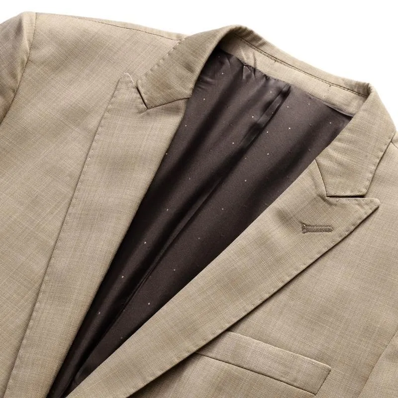 White Three Piece Business Mens Suits