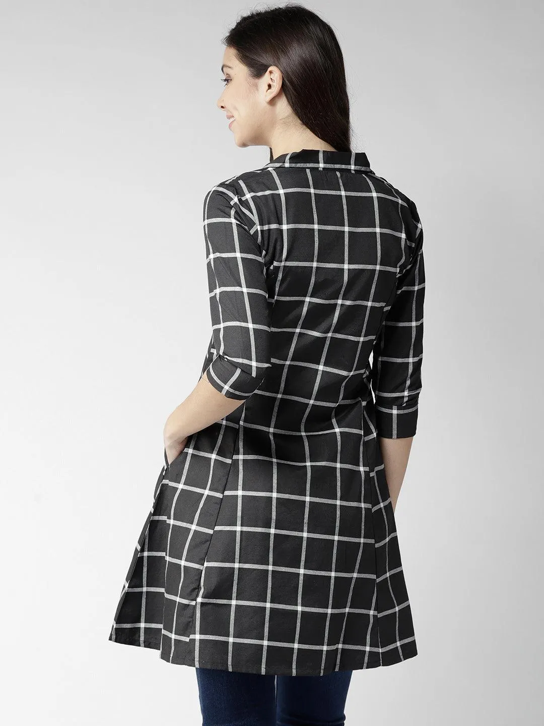 Women Maroon Solid Longline Tailored Jacket
