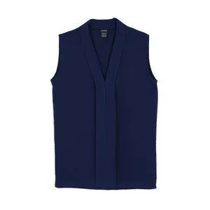 Women plus size V neck summer blouses low cut sleeveless shirts European casual tops solid tee