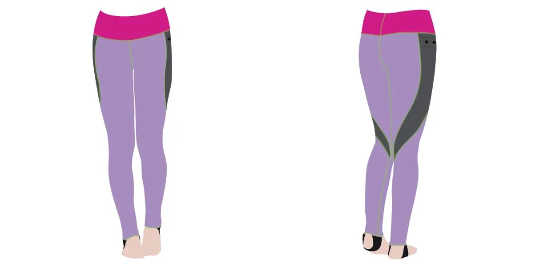 WOMEN&#39;S CUSTOM SNORKEL STIRRUP SWIM LEGGING