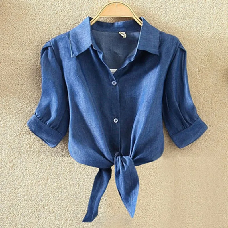 Womens Blouse Shirt White Summer Blouses