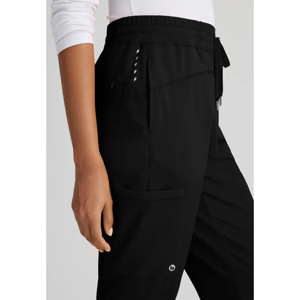 Women's Boost Jogger Scrub Pant - Barco One Collection / Color - Black / Fit - Regular / Sizes - XS, S, M, L, XL, 2XL, 3XL by Barco Uniforms