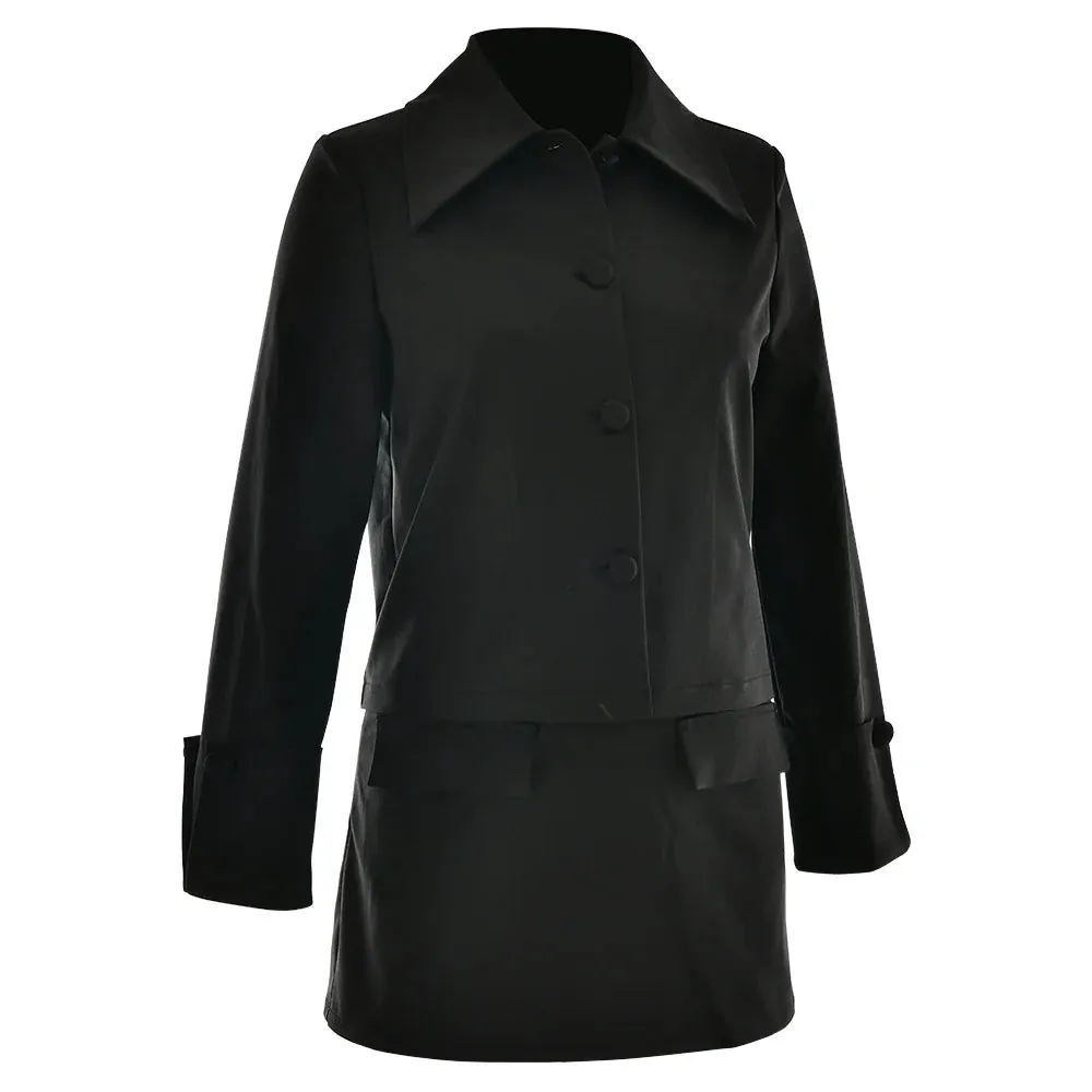 Women's Skirt Suits Casual Two Piece Sets