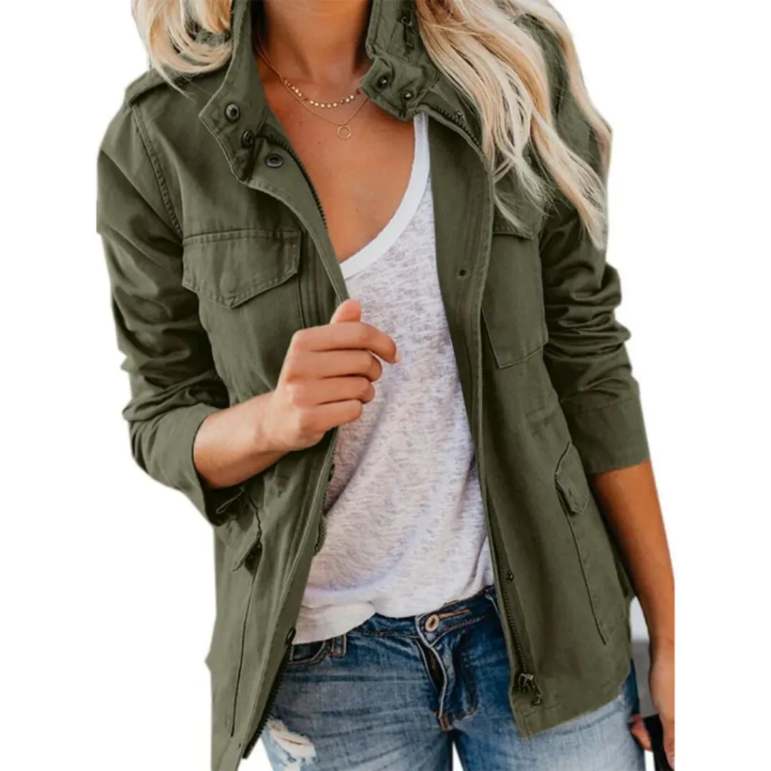 Women's Summer Zip Up Jacket | Long