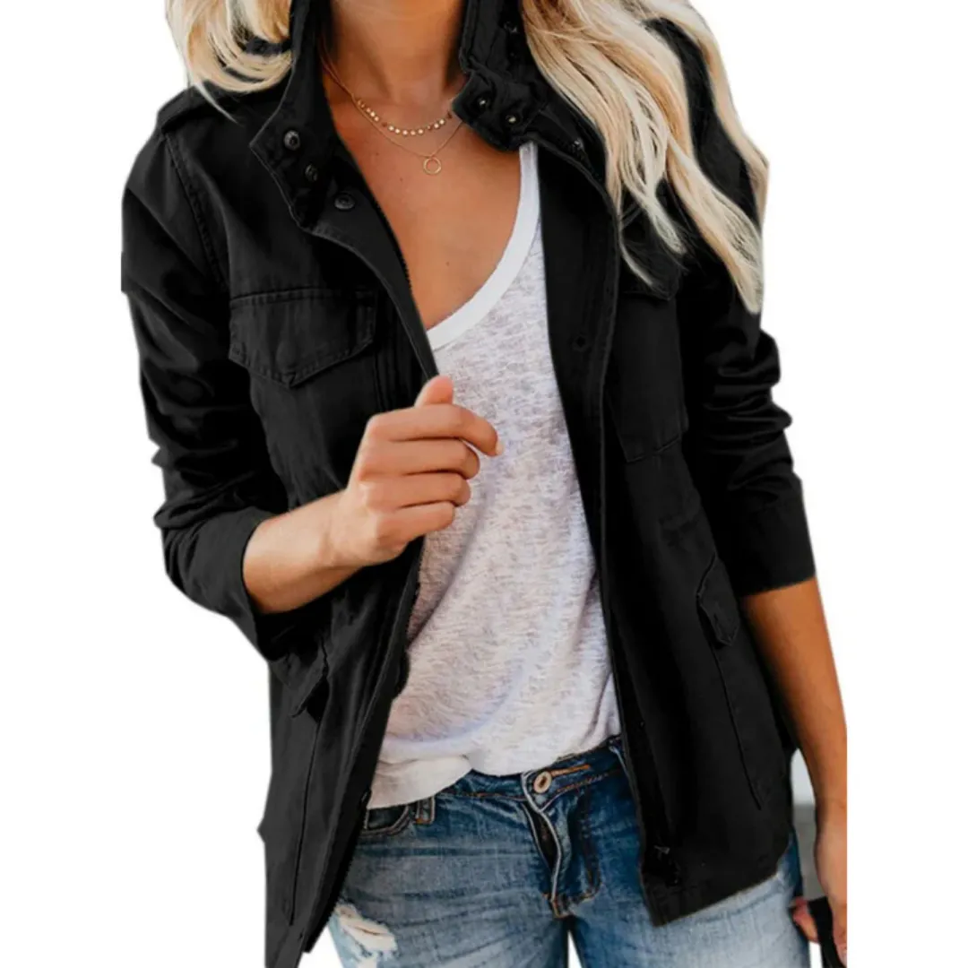 Women's Summer Zip Up Jacket | Long