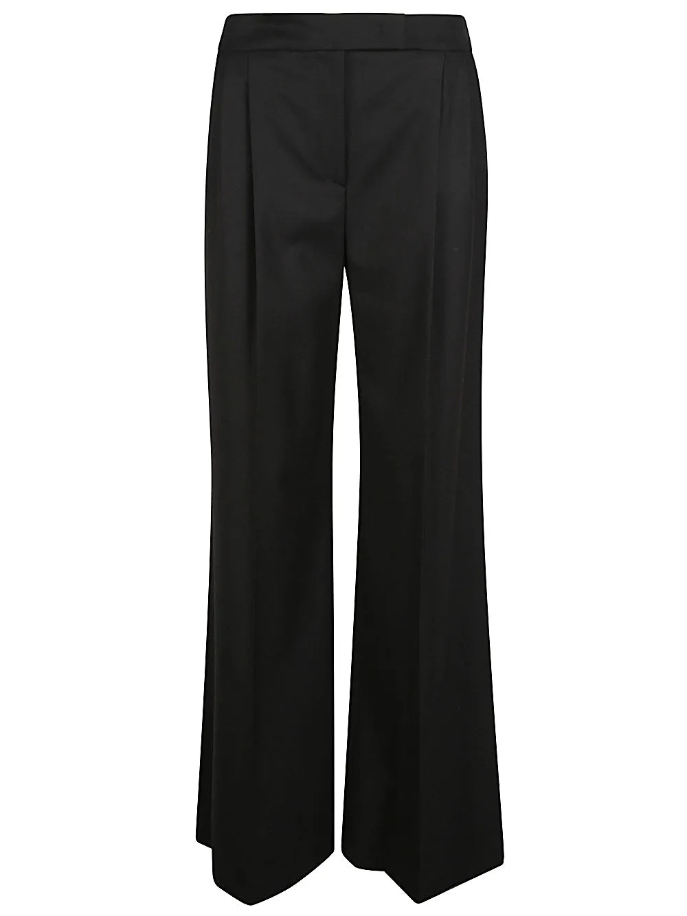 Wool blend trousers