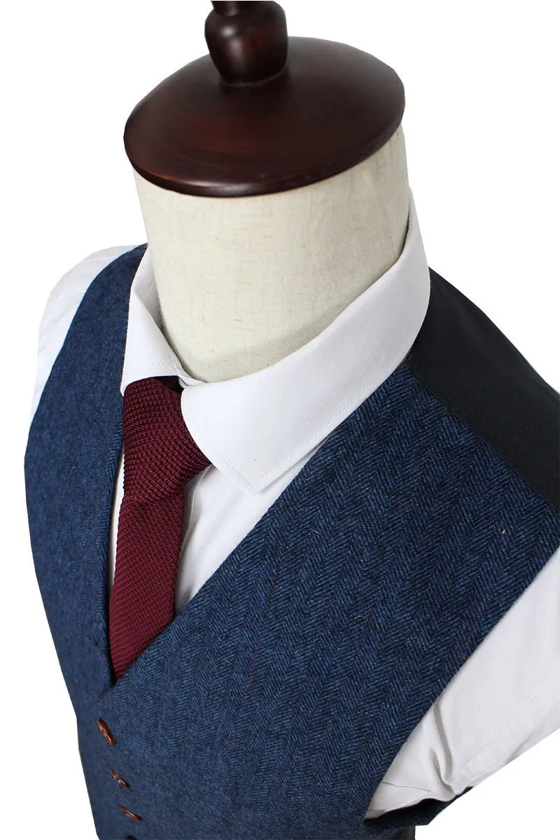 Wool Blue Blazer suits