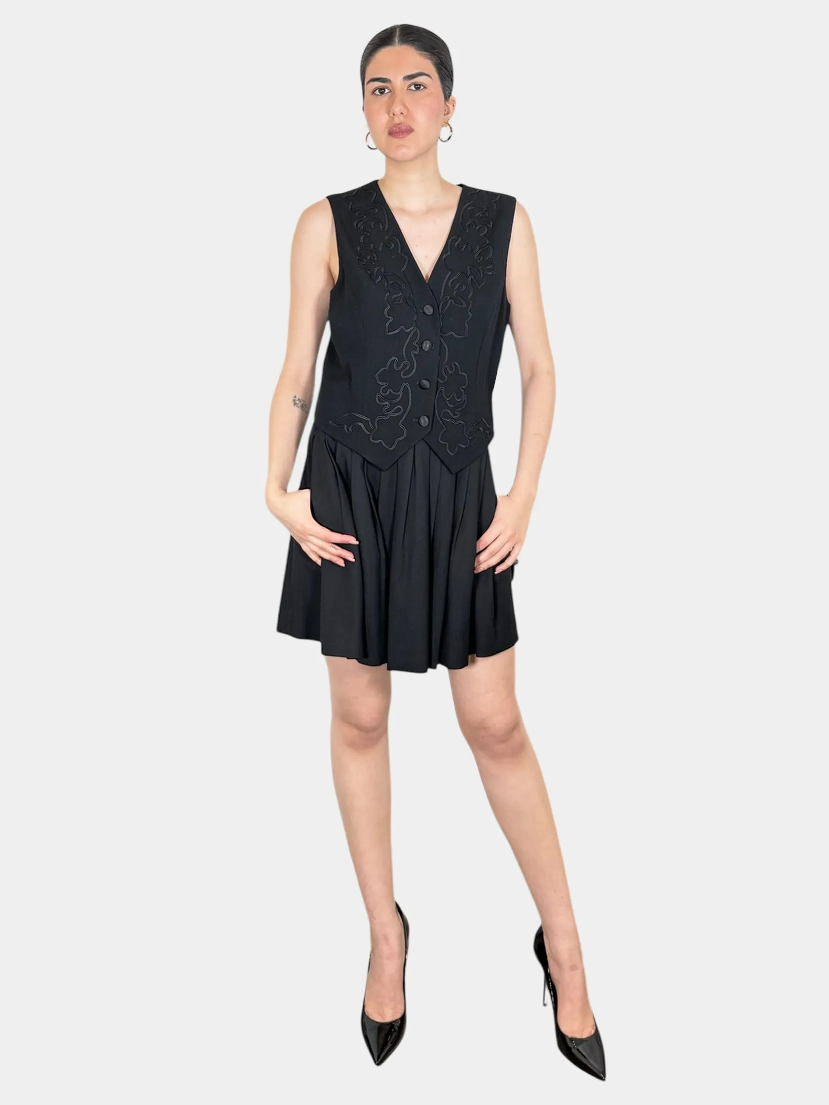 Wool Embroidered Vest