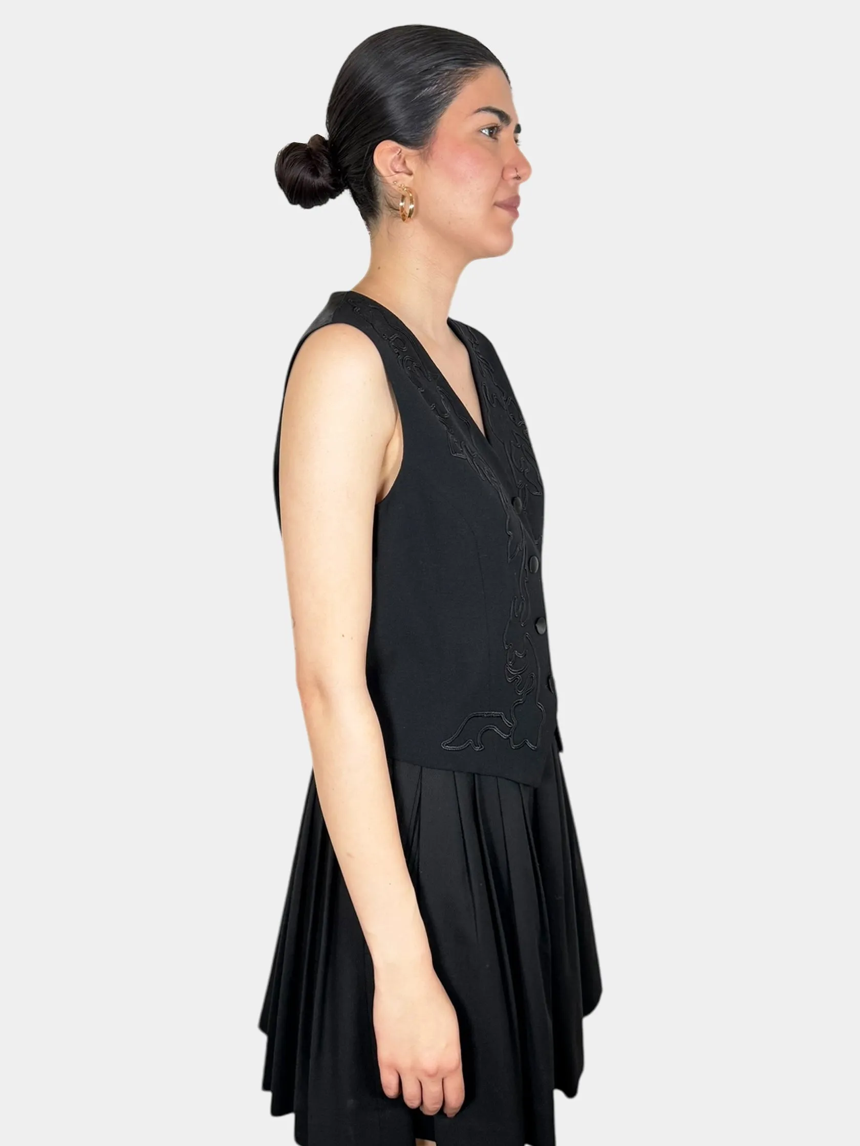 Wool Embroidered Vest