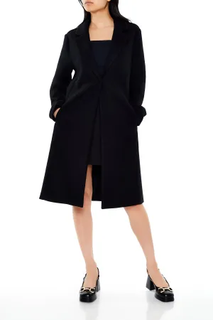 Woven Coat - Black