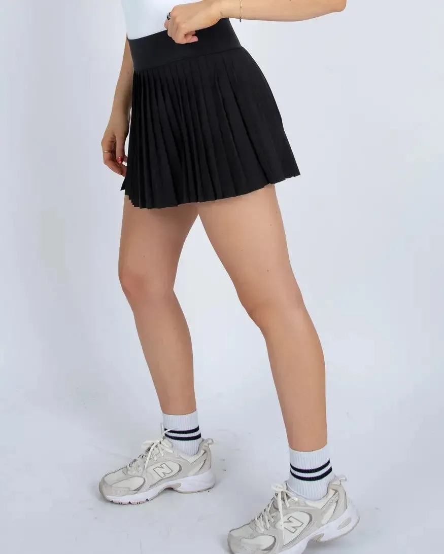 Yura Pull On Pleated Mini Skort